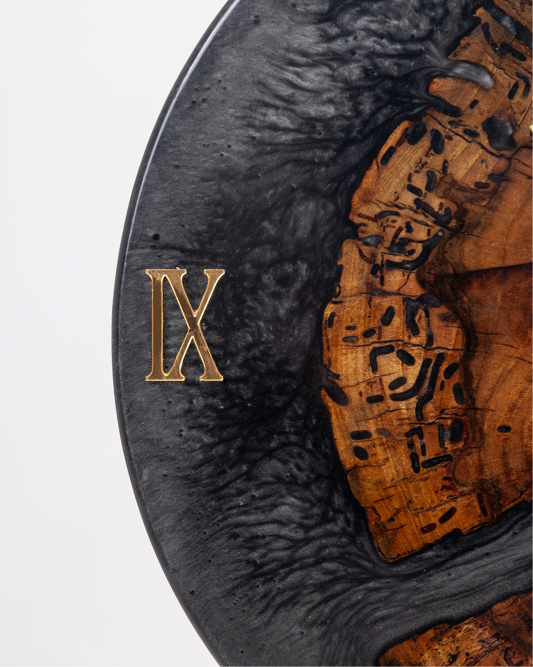 Wall Clock - Black Wood