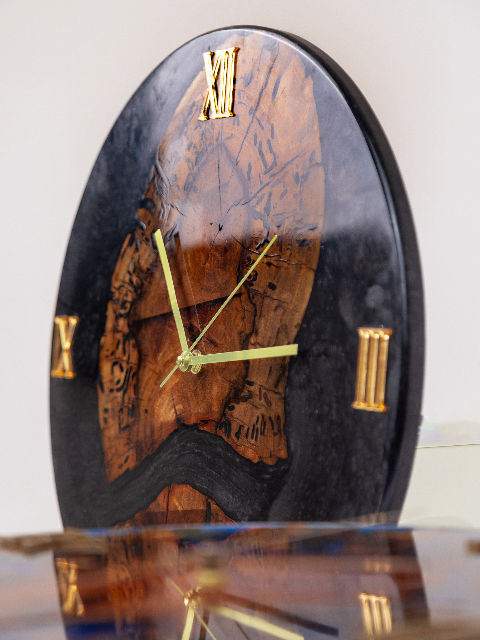Wall Clock - Black Wood